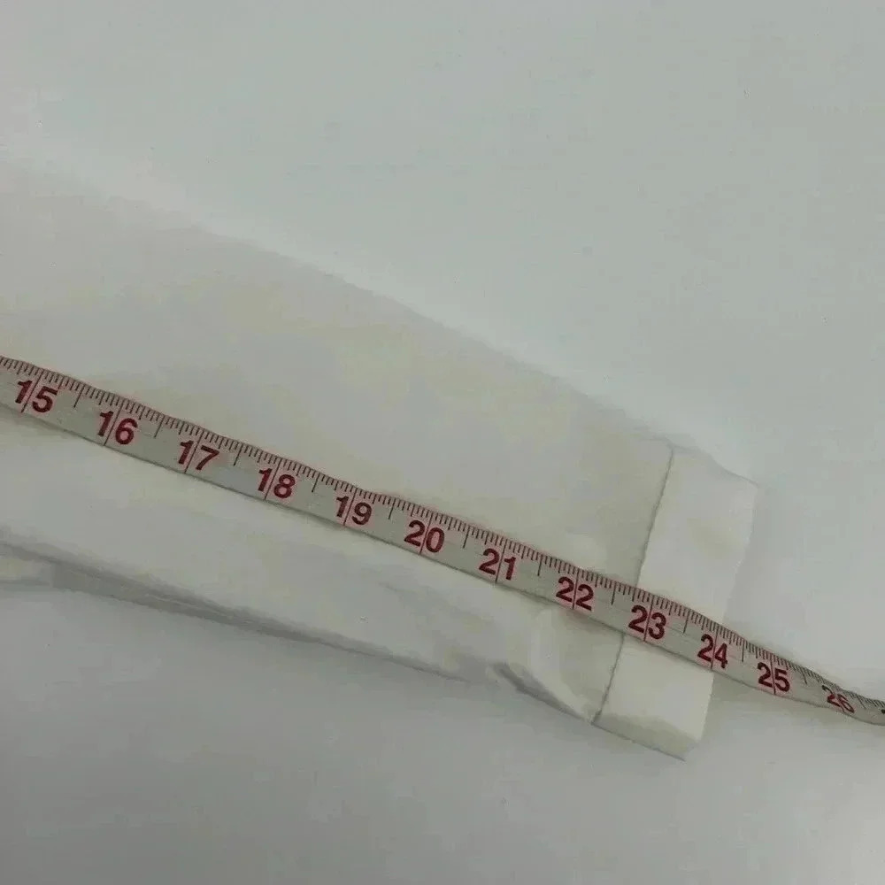 Stella McCartney Collarless Button Down Blouse Wh… - image 8